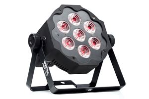 Picture of LED Pad 7 7x10W 5in1 RGBWA schwarz