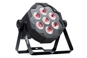 Resim LED Pad 7 7x10W 5in1 RGBWA schwarz