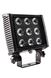 Afbeelding van LED Panel 9 x  3 W RGB IP65 24V schwarz