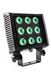 Afbeelding van LED Panel 9 x  3 W RGB IP65 24V schwarz