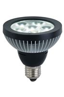 Image de LM LED E27 230V 10W 40° CW schwarz