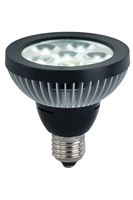 Obrazek LM LED E27 230V 10W 40° W schwarz