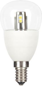 Resim LM LED E27 230V 6W 2700K Tropfen klar