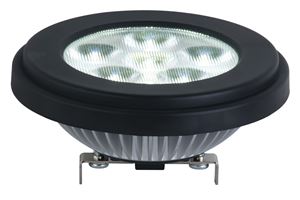 Obrazek LM LED G53 12V 10W 40° CW schwarz