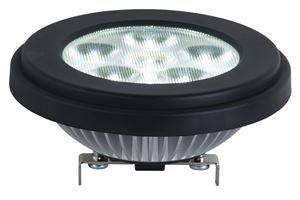 Image de LM LED G53 12V 10W 40° W schwarz