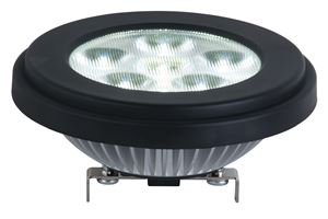 Immagine di LM LED G53 12V 10W 40° WW schwarz