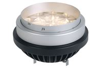 Bild von LM LED G53 12V 9W CW schwarz fokus