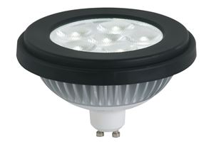 Obrazek LM LED GU10 230V 10W 40° WW schwarz