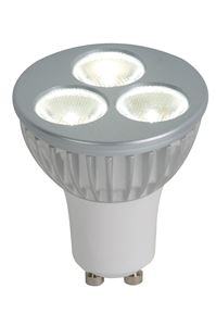 Resim LM LED GU10 230V 3W 38° CW silber