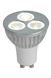 Изображение LM LED GU10 230V 3W 38° CW silber