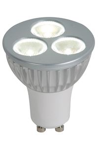 Obrazek LM LED GU10 230V 3W 38° WW silber