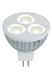 Resim LM LED GU5,3 MR16 12V 3W 38° W weiß