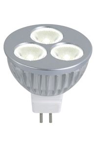 Bild von LM LED GU5,3 MR16 12V 3W 38° WW silber