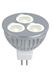 Obrazek LM LED GU5,3 MR16 12V 3W 38° WW silber