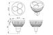 Obrazek LM LED GU5,3 MR16 12V 3W 38° WW weiß