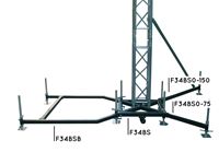 Imagen de Outrigger + Querverstrebung 150cm Stahl
