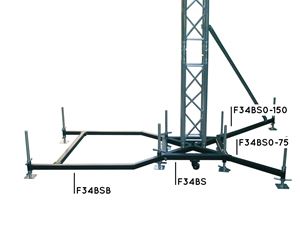 Imagen de Outrigger + Querverstrebung 150cm Stahl