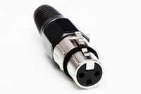 Picture of Stecker XLR  3pol female blau