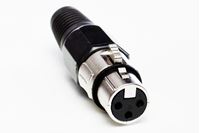 Εικόνα της Stecker XLR  3pol female schwarz