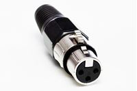 Picture of Stecker XLR  3pol female schwarz