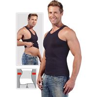 Bild von Herren Bauchwegshirt schwarz