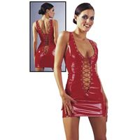Image de Lack Minikleid knallrot