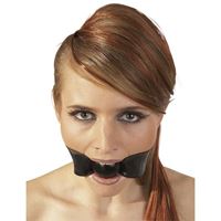 Picture of Latex Mundknebel schwarz