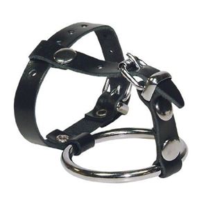 Изображение Metall-Penisring mitt Hodenteil