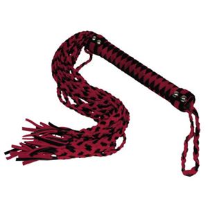 Picture of Leder Peitsche rot/schwarz