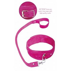 Afbeelding van Pink Halsband & Leine