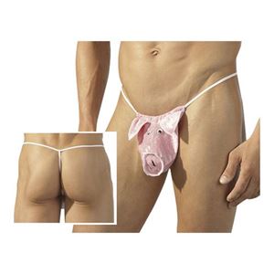Imagen de Herren String Pink Pig