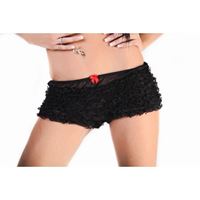 Bild von Ruffle Shorts Schwarz