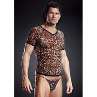 Bild von V-Neck Tee Leopard