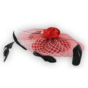 Afbeelding van Feather and Flowers Mini Hat