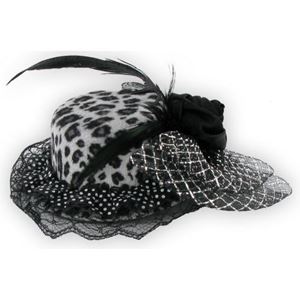 Image de Leopard Mini Hat with Accents