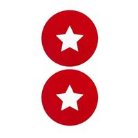 Bild von Nipple Sticker - Weisse Star