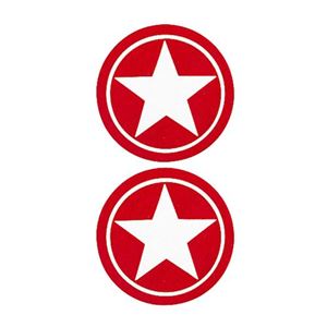 Image de Nipple Sticker - 2 Rote Stern