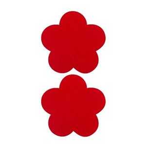 Image de Nipple Sticker - Red Flower