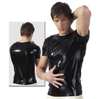 Obrazek Latex T-Shirt schwarz