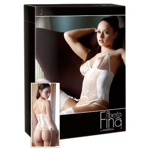 Bild von Strapshemd-Set - Weiss