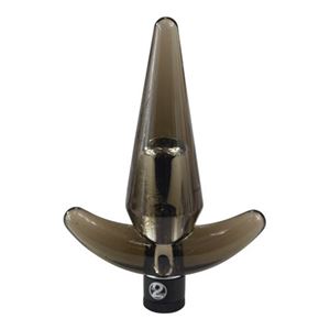 Immagine di Rauchschwarzer Analplug mit Vibration