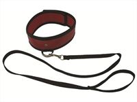 Afbeelding van S&M Red Leash & Collar