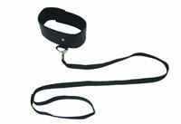 Afbeelding van S&M Black Leash & Collar