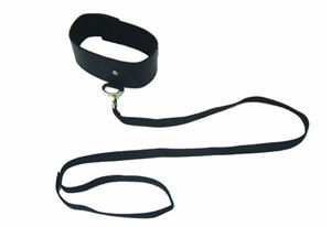 Afbeelding van S&M Black Leash & Collar