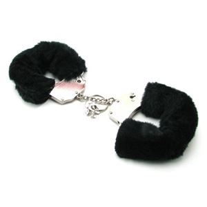 Afbeelding van S&M Furry Handcuffs - Black