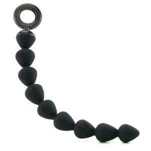 Bild von S&M Black Silicone Anal Beads