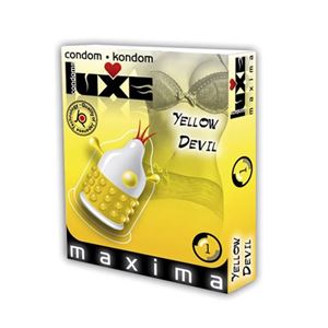 Изображение Luxe Condoms Yellow Devil 1 pc