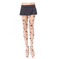 Image de Elasthan Sheer Woven Star Strumpfhose