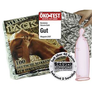 Εικόνα της Secura Gold Kondome - 100 Stück