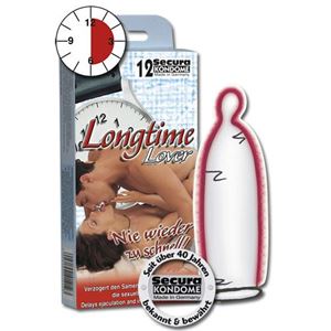 Εικόνα της Secura Longtime Lover Kondome - 12 Stück